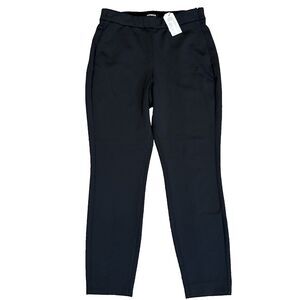 NWT Express Black High Waist Supersoft Double Knit Waistband Pants Large $80